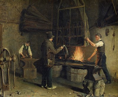 Interior of the Forge by Rosine Parran